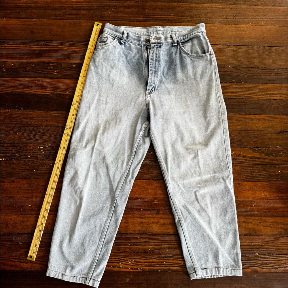 Vintage Wrangler Jeans Made in USA Size 14 Blue Denim Pants Women’s Read Descrip